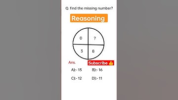 Solve this reasoning questions find missing number #shorts #viral  #video #shortsfeed