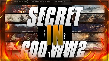 Call Of Duty WW2 SECRETS ( EASTER EGG ) #RushRc