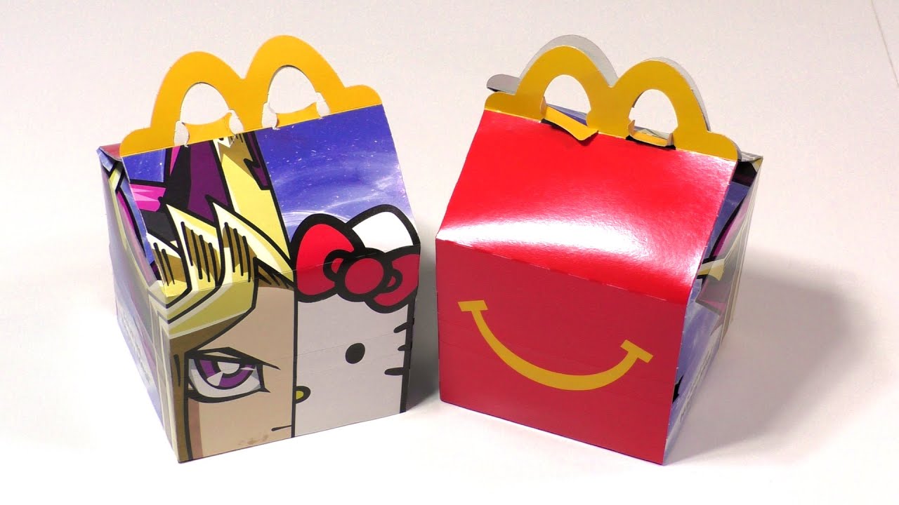 Happy Meal - Yu-Gi-Oh! x HELLO KITTY - YouTube