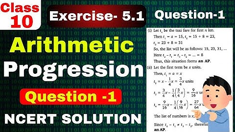 class 10 maths NCERT | exercise-5.1 question-1 solution | NCERT solution question- 1 ex-5.1