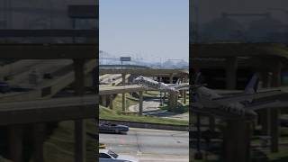 plane hit highway and emergency landing