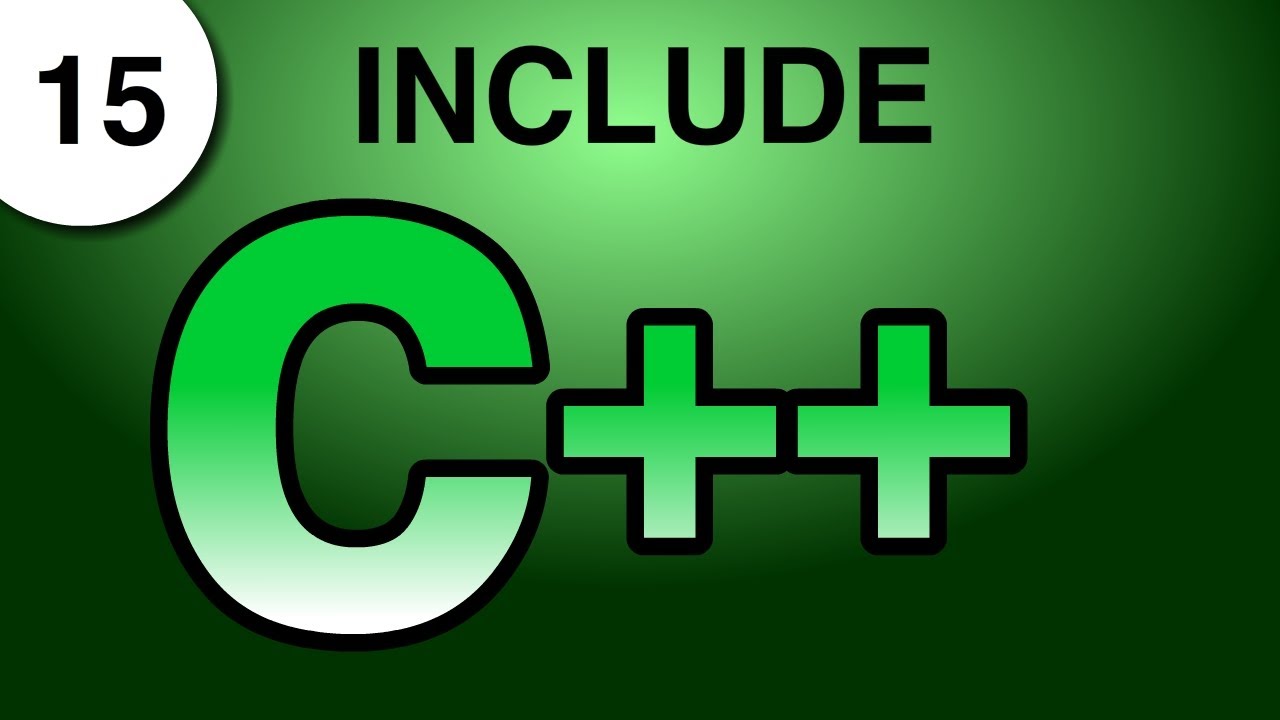 Tutorial C++ 15. Include - YouTube