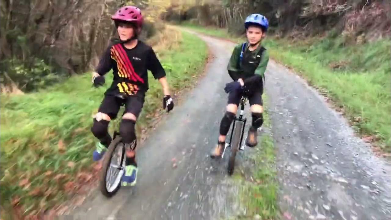 The unicycles nelson trails U.S.L (unicycle, sketchy, Lesson) YouTube