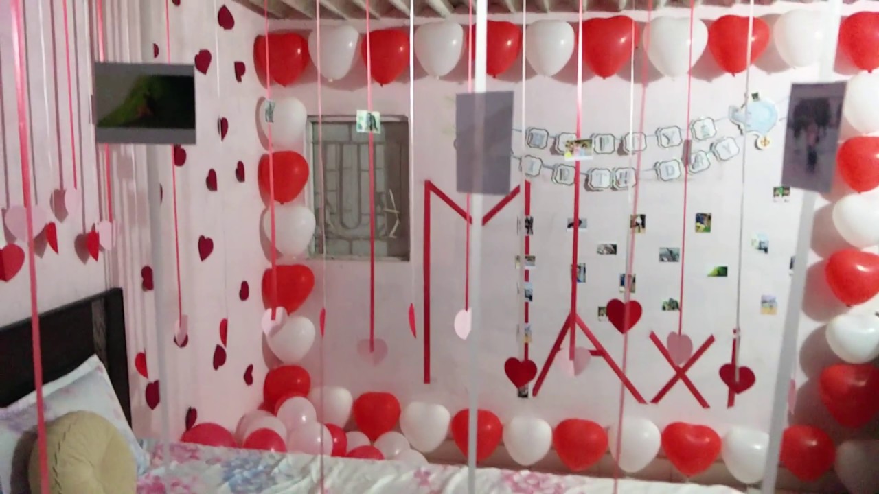  birthday  room  decoration  03 08 17 maxi YouTube