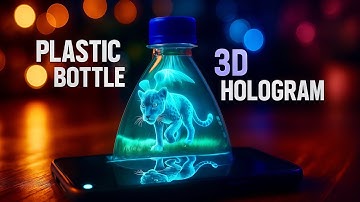 DIY 3D Hologram Projector from Coca-Cola Bottle (Easy at Home!)