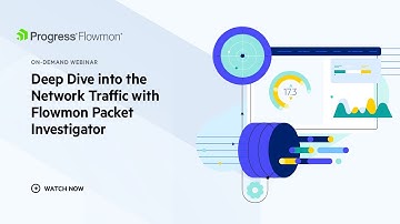 Deep Dive into Network Traffic with Flowmon Packet Investigator