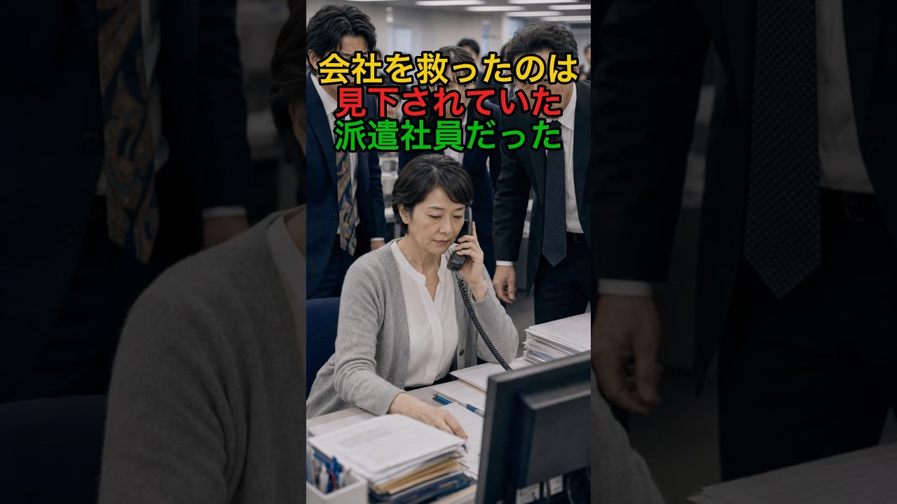 会社を救ったのは見下されていた派遣社員だった