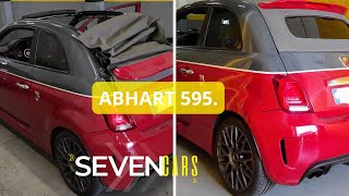 Reparación de capota en #fiat500, Abarth 595.
