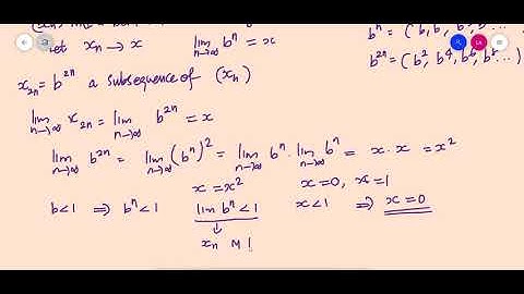 Mathematical Analysis Module II Class 25 Establishing the limit of some sequences using subsequence