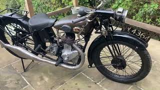 BSA L30-5. Unrestored 1930 349cc SV