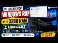 Create Free RDP Server | Up to 32GB RAM | Easy Setup Guide 2026 ✅