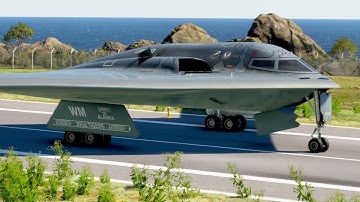 Beautiful B-2 Spirit Stealth Bomber Takeoff in Microsoft Flight Simulator