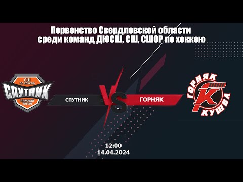 14.04.24 Спутник - Горняк. Первенство Свердловской области ДЮСШ по хоккею 2013 Г.Р.