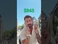 giving away money on the streets