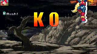 Omega Zero vs. Evil Ryu & Evil Ken