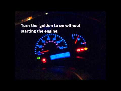 How to reset service spanner light indicator Fiat Grande Punto 2005-2014