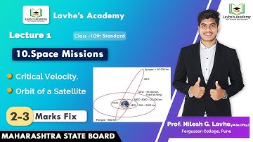 Space Missions | Critical Velocity, Orbit of Satellite | Science Part-1 | Class 10th | SSC