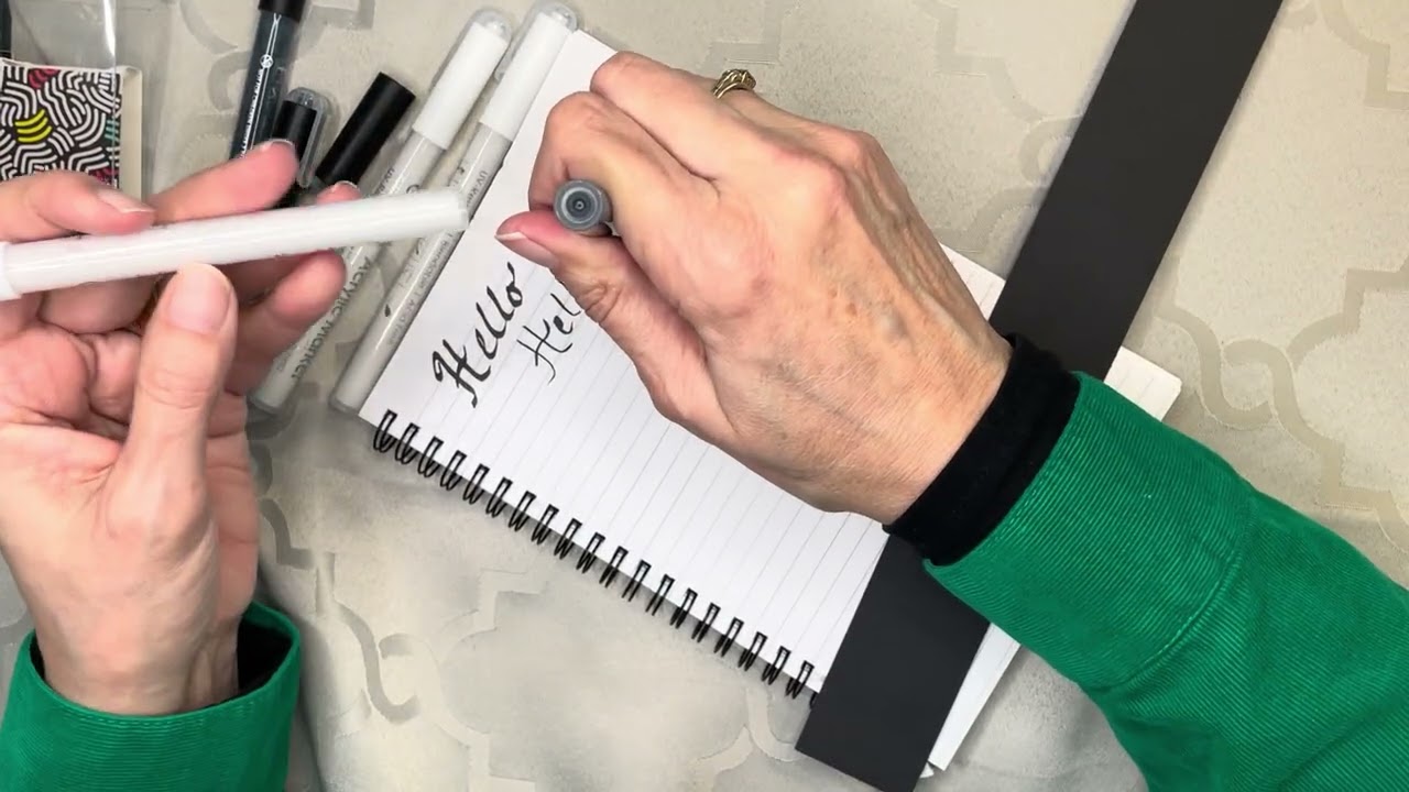 Grabie Fine Tip Black and White Acrylic Pens Review