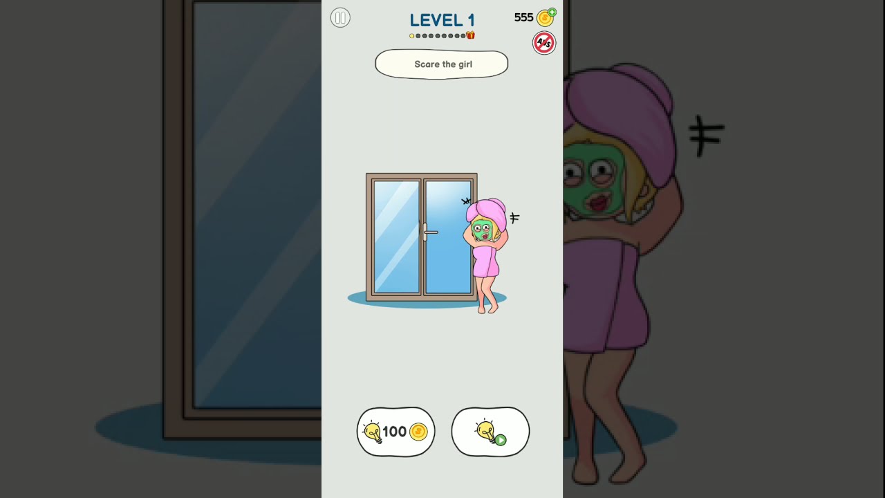 Erase Master / story mode level 1 / GAMEPLAY