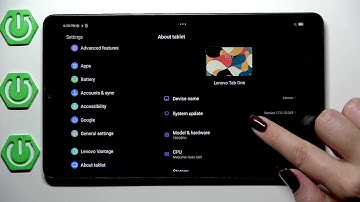 LENOVO Tab One – Hoe te controleren op software-updates