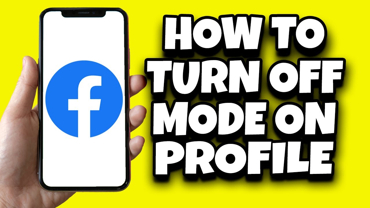 How To Turn Off Facebook Professional Mode On iPhone (2023)