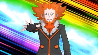 Pokemon Ultra Moon: Team Flare Leader Lysandre Boss Fight (4K)