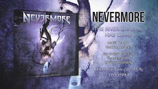 NEVERMORE - The River Dragon Has Come - 75% Tempo (102 BPM) Backing Track