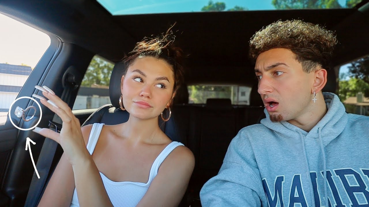 STARTING AN ARGUMENT THEN THROWING MY ENGAGEMENT RING OUT THE WINDOW