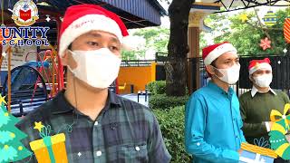 Unity Primary School Teachers Singing Performance of Christmas Celebration