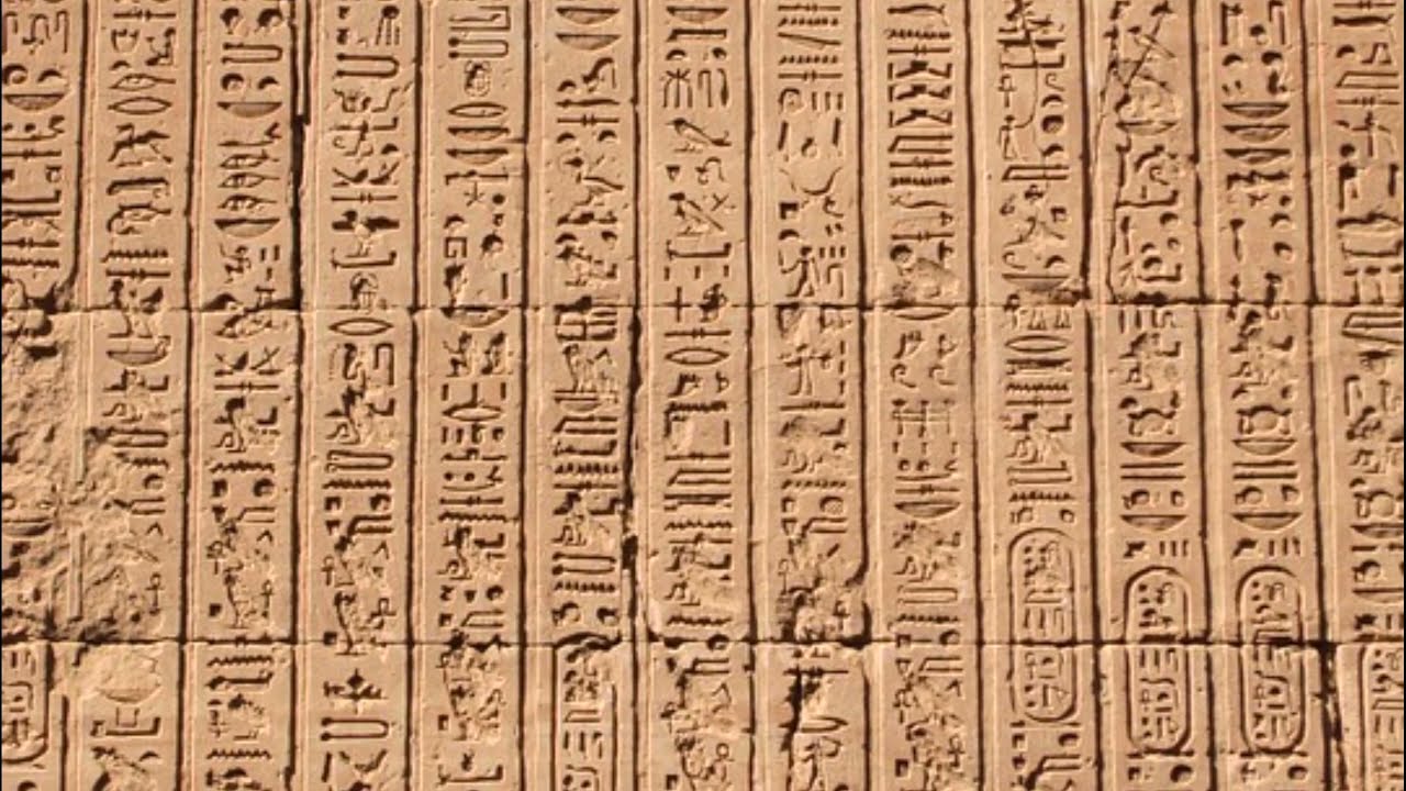 LE SECRET DES PYRAMIDES - HIÉROGLYPHES et VERBALISATION