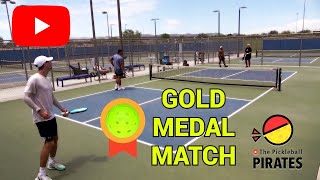 High Level Gold Medal 🏅 Pickleball Men's Doubles Match at Pickleball Money Tournament in Arizona