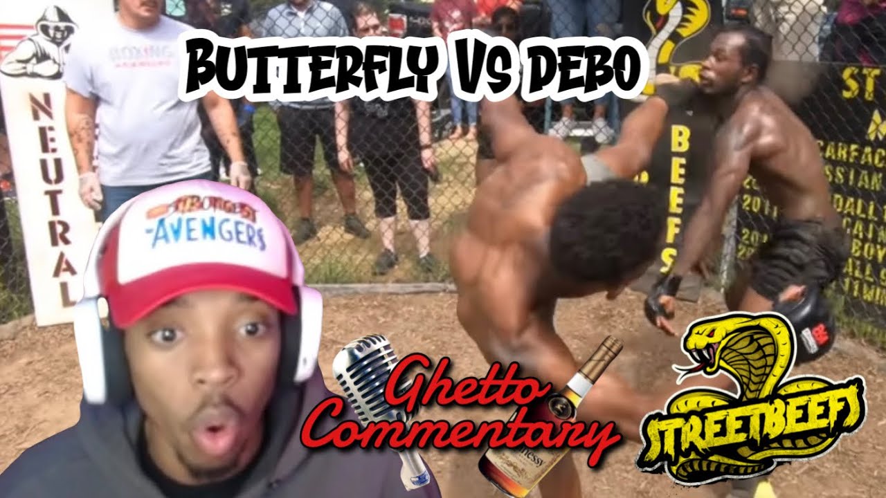 Butterfly vs Debo CRAZY FIGHT *GHETTO COMMENTARY* - YouTube