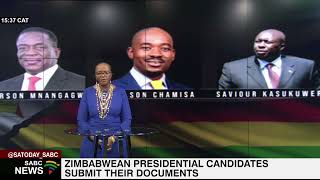 Zimbabwean presidential candidates submit their documents: Sophie Mokoena screenshot 5