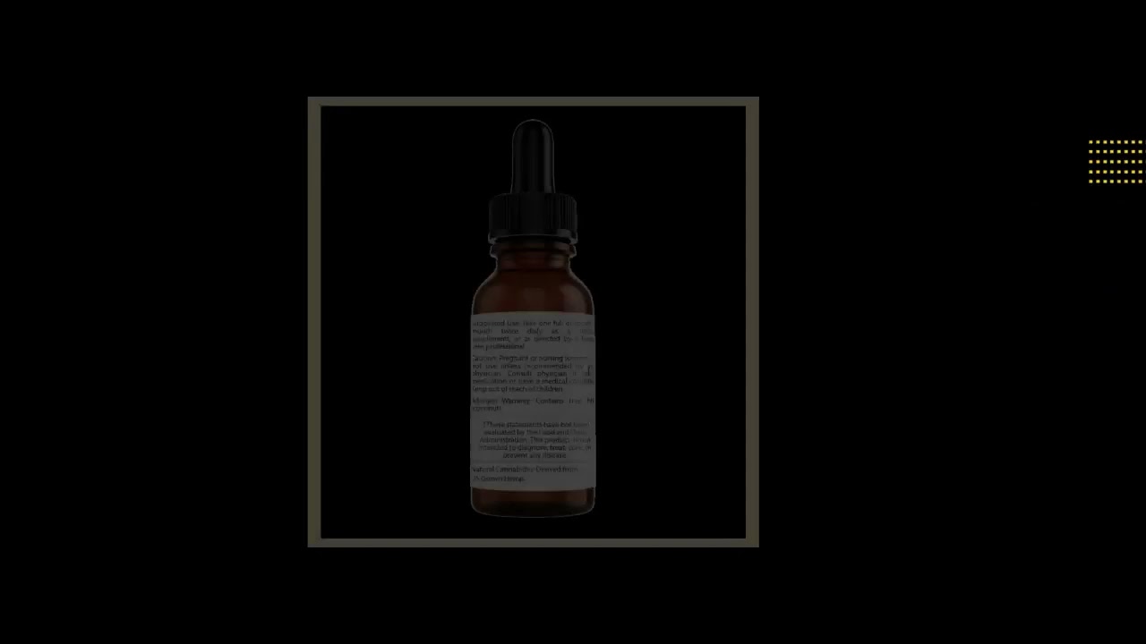 CBD Tincture 1000mg Full Spec - Natural