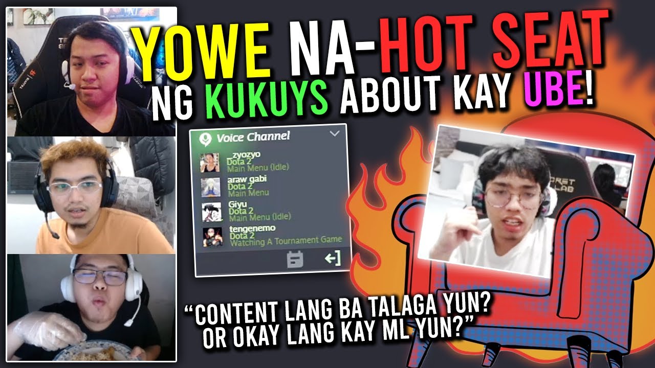 "CONTENT LANG NGA BA LAHAT?" - KUKUYS, KINAUSAP SI YOWE ABOUT KAY COACH UBE!