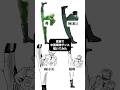 家族で中国軍隊ダンス描いてみた! #shorts #イラストメイキング #お絵描き
