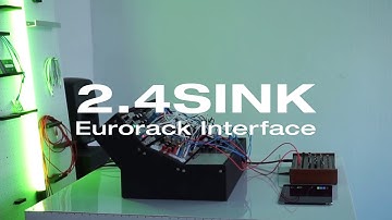 instruments of things motion sensors and Lemur with 2.4SINK in a live performance