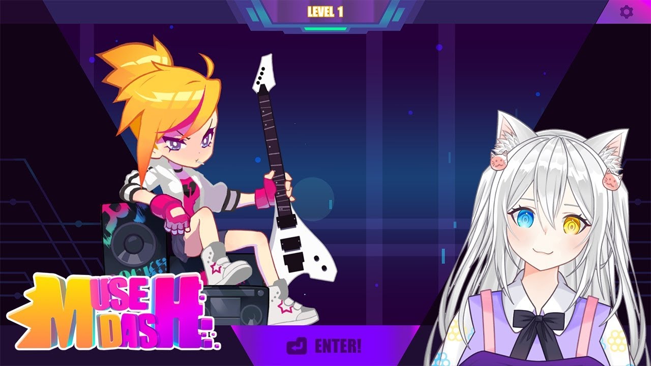 Muse Dash Apaan nih tendang tendang Vtuber Indonesia YouTube