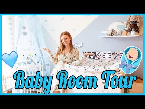 РУМ ТУР ДЕТСКАЯ КОМНАТА! BABY BOY NURSERY TOUR!  MAKEUPKATY