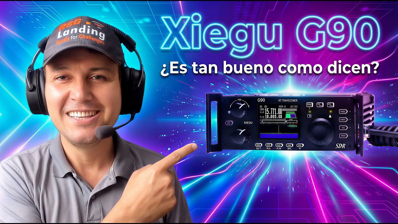 XIEGU G90 Radio HF es tan bueno como dicen