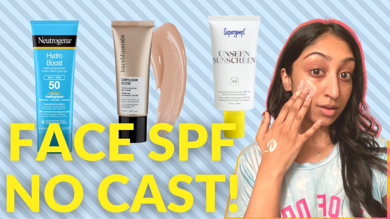 5 FACE SUNSCREENS I USE (Brown skin friendly) - YouTube