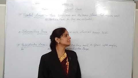 class 5 th maths chapter-13( parallel lines, intersecting lines, perpendicular lines) Neelam Sharma