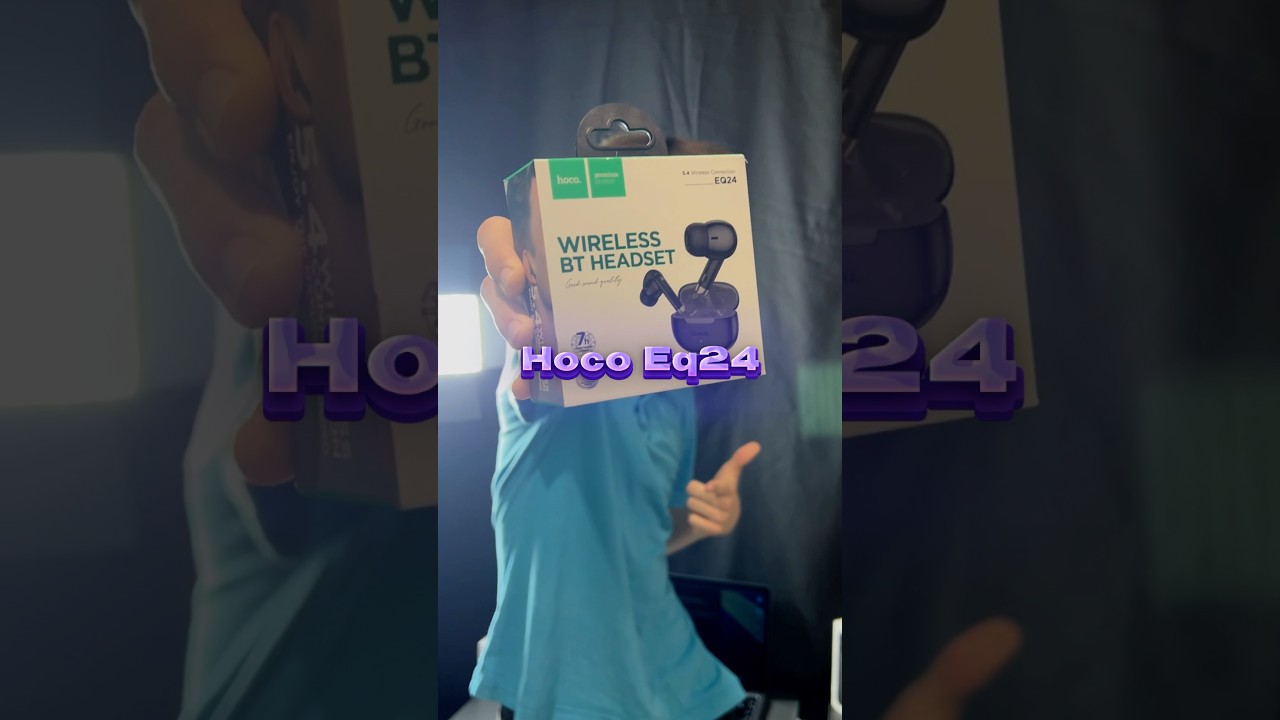Распаковка TWS Наушников Hoco Eq24