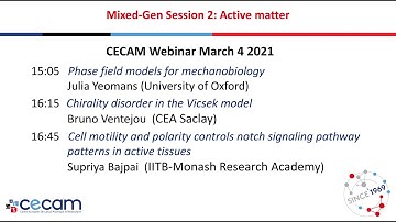 Mixed-Gen Season 1 Session 2: Active Matter