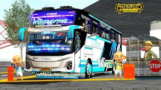 Download lagu Upin and Ipin Ride the WINSPECTOR QQ TRANS Bus ⁉️😮 Full Telolet Basuri Super Cool 😎 ELTIVISION