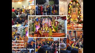 FOG - Ram Mandir Inauguration Celebrations, Fremont Hindu Temple, CA, USA