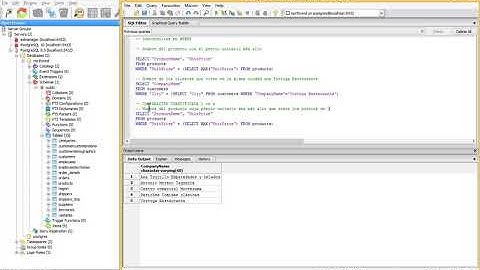 Subconsultas en Where