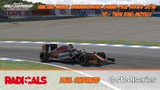 2016  iRacing WC GP Series #10 Motegi - Paul onboard
