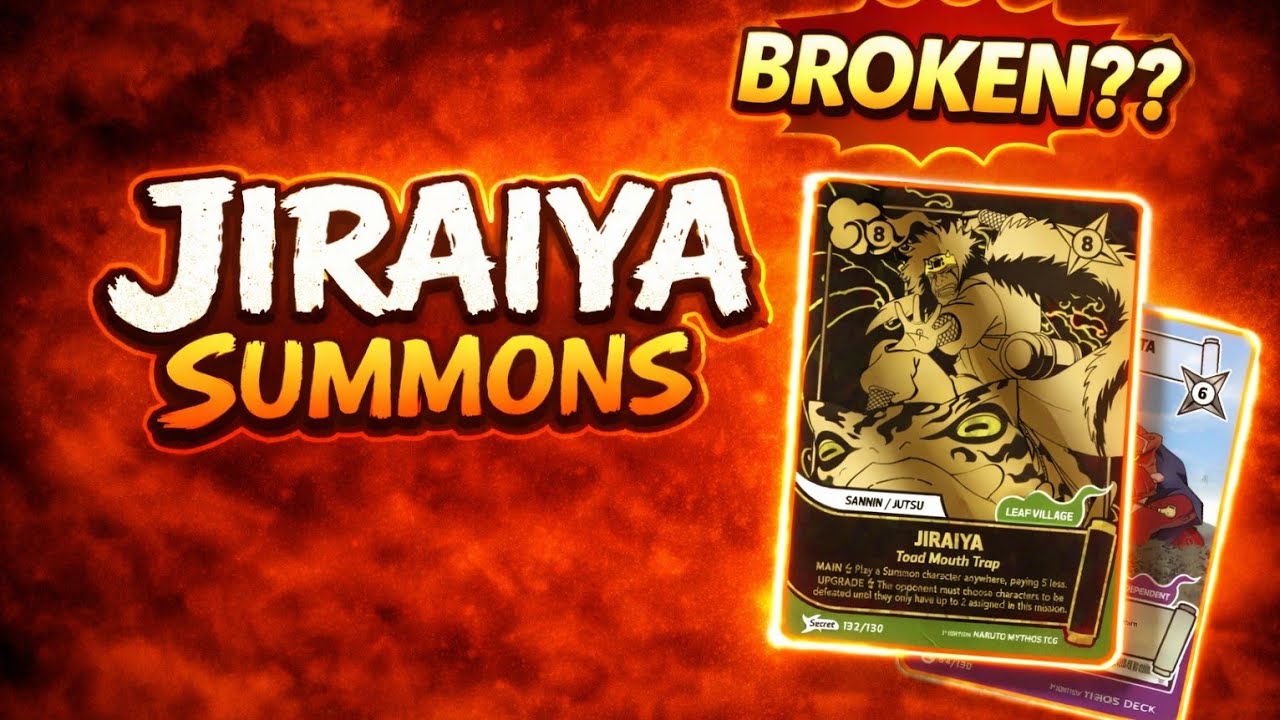 The First META Deck In Naruto Mythos - Jiraiya Summon Deck - YouTube