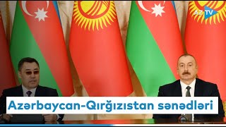 Azərbaycan-Qırğızıstan Sənədləri Imzalanıb